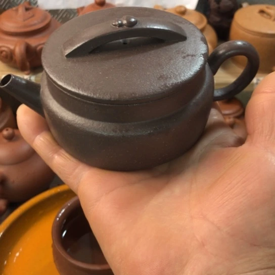 紫砂茶壶天青泥汗瓦150豪升左右
