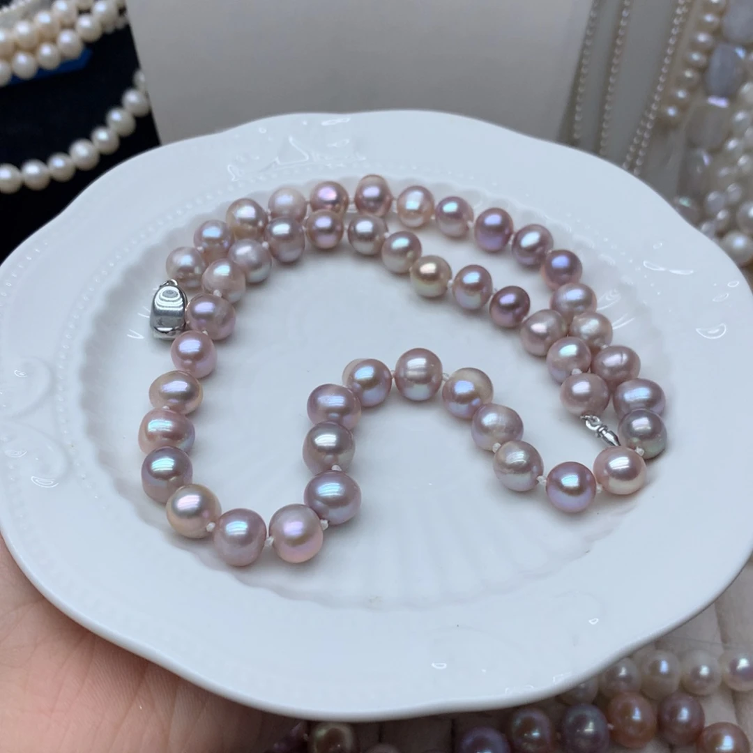 未镶嵌淡水珍珠尺寸9n62项链拍2