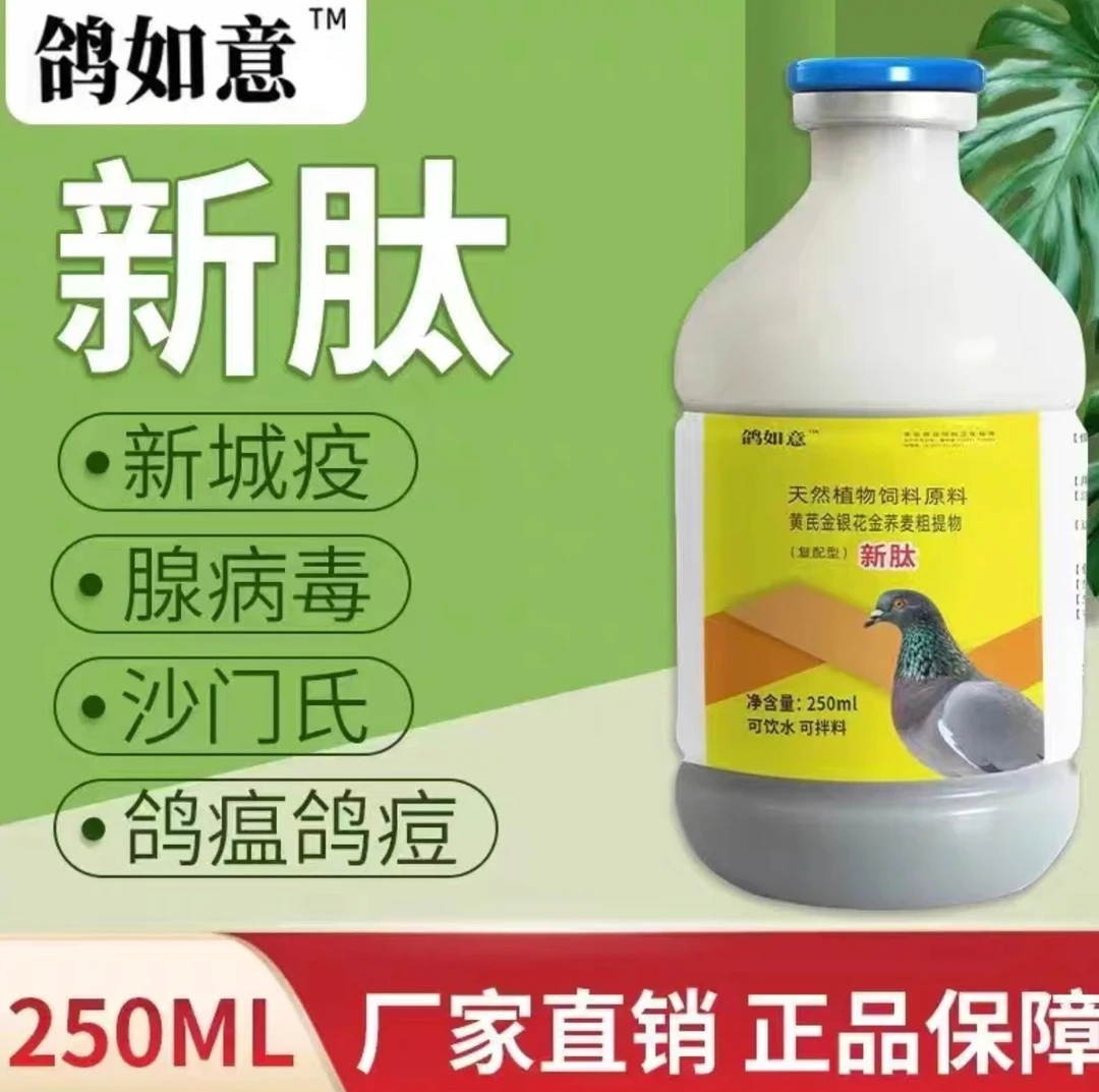 鸽如意新肽新城疫沙门氏甩拉吐水绿便赛鸽信鸽鹦鹉鸟类用品饲料