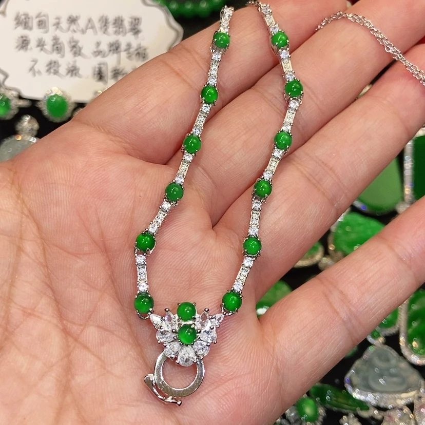 【闪购商品】颈饰未镶嵌翡翠天然翡翠
