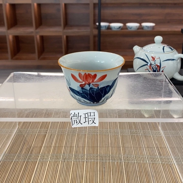 釉下老陶泥手工绘制