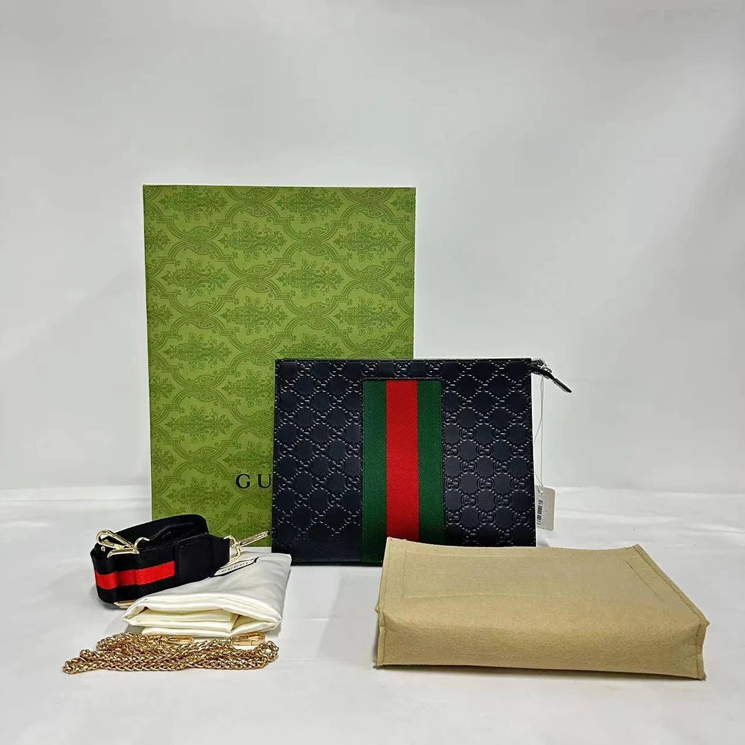 95新 GUCCI/古驰 胖虎佳佳/箱包/手拿包/882405240041