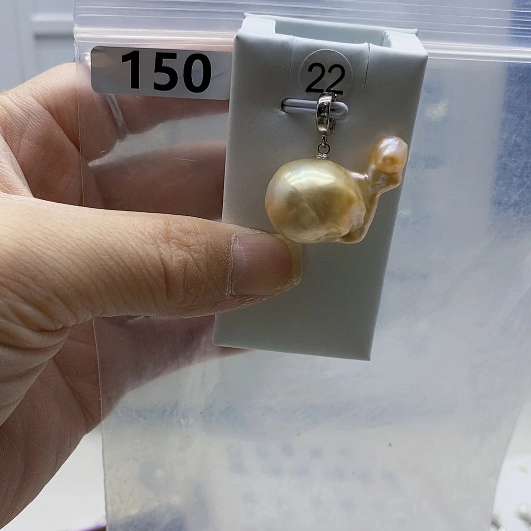 颈饰合金淡水珍珠