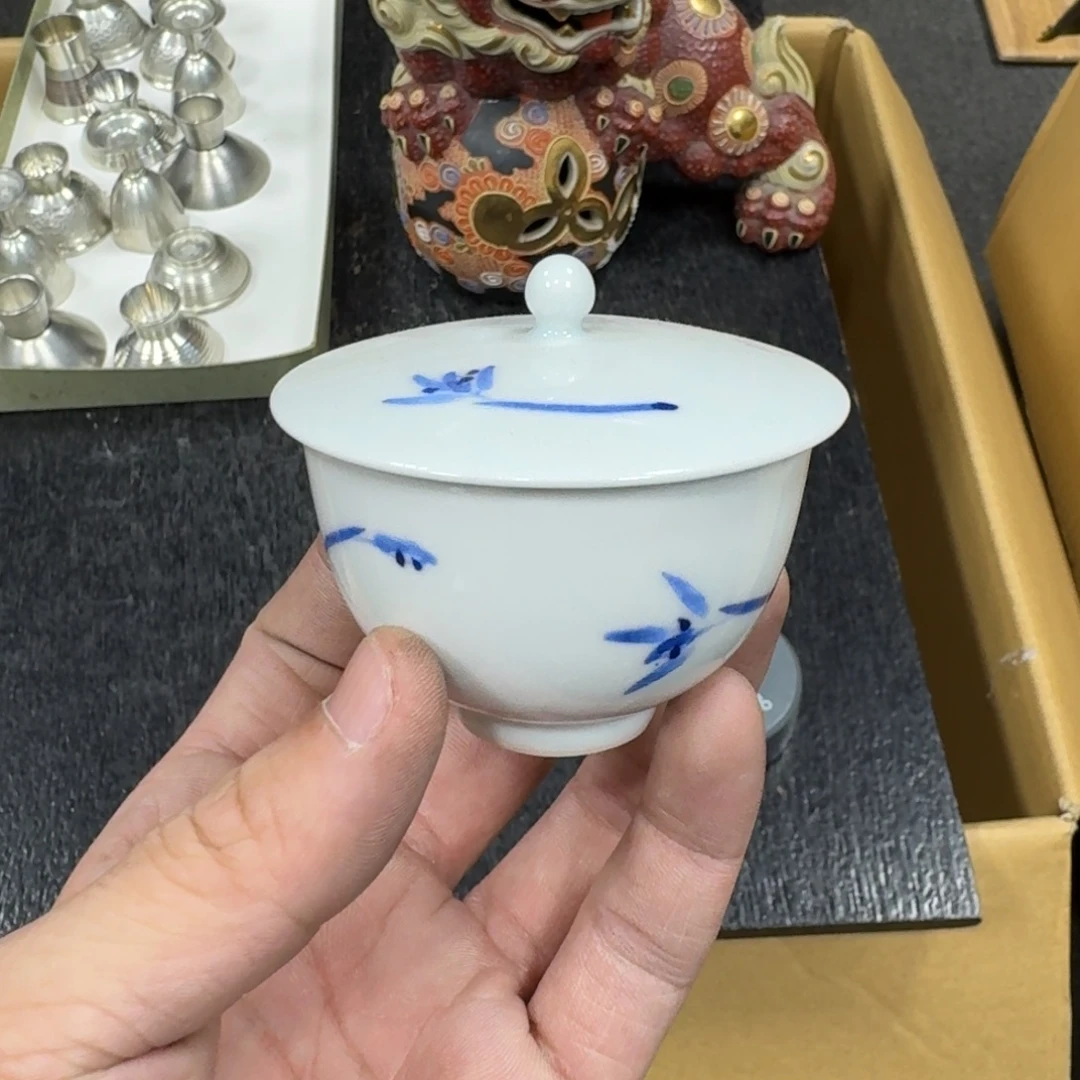 陶瓷日本中古工艺品摆件