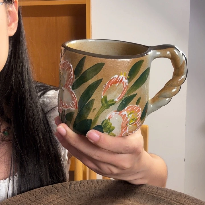 手捏手绘景德镇陶瓷