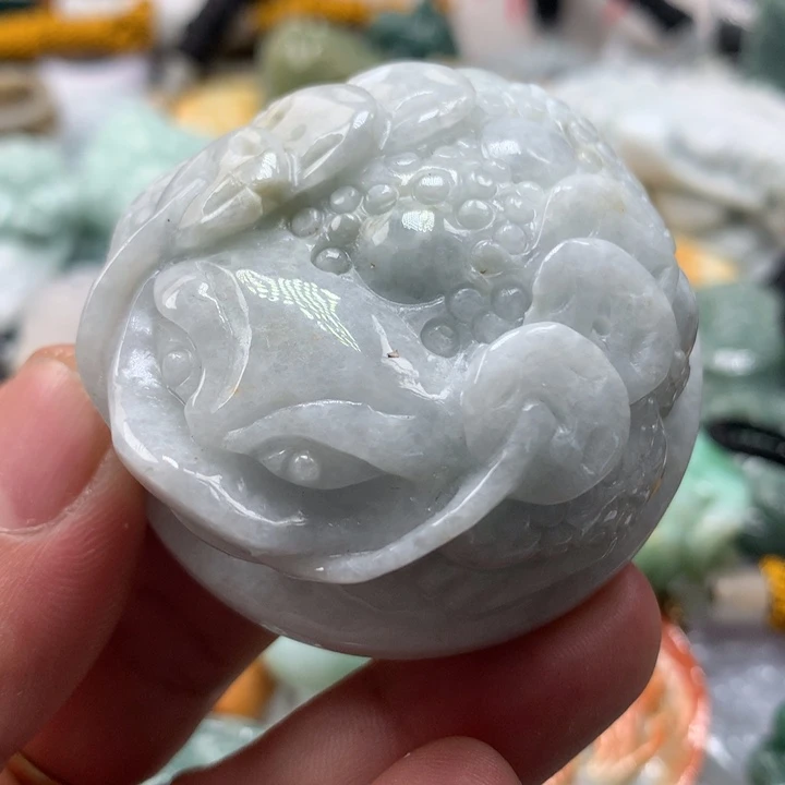 翡翠未镶嵌颈饰保真天然a货翡翠