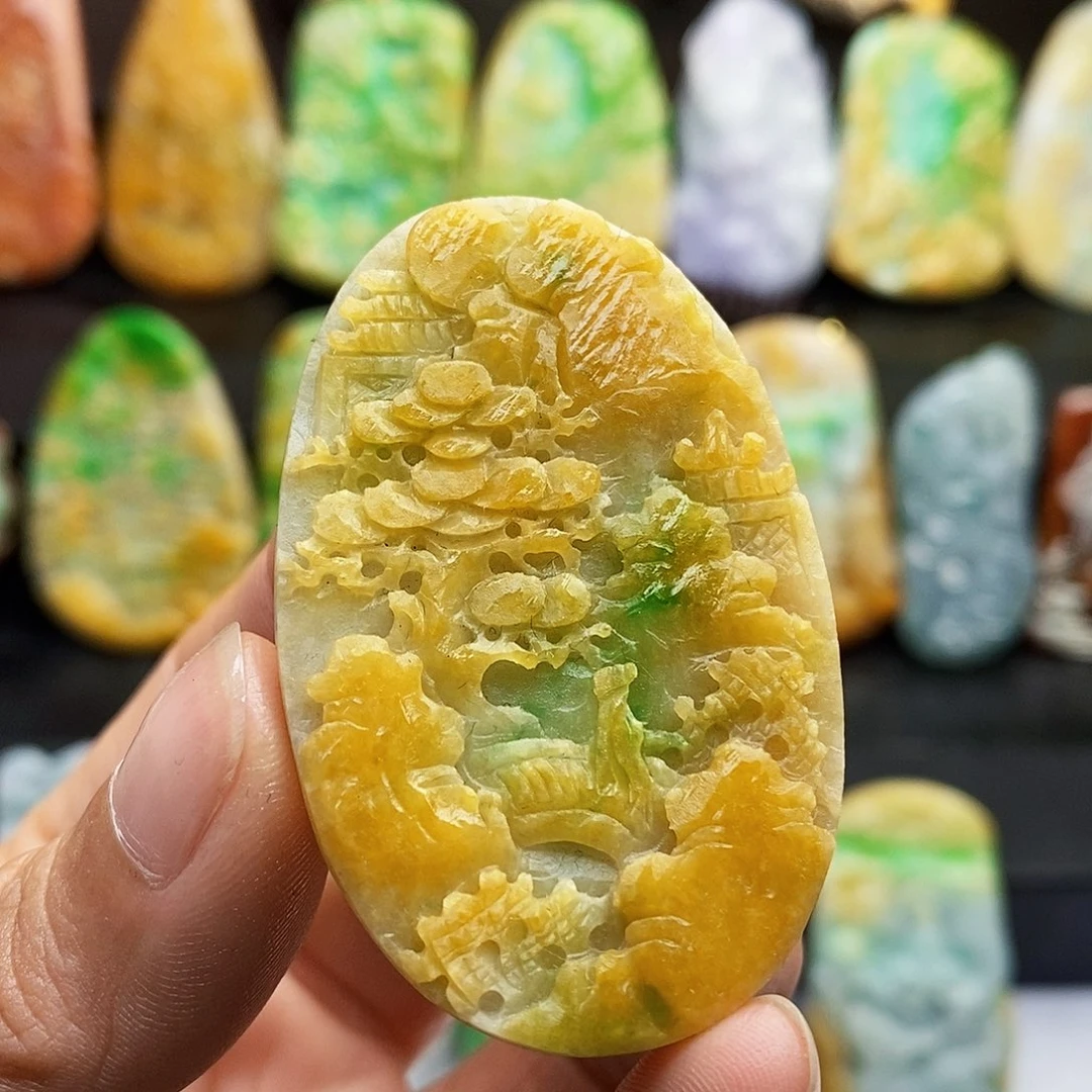 未镶嵌定制翡翠翡翠A货一物一证
