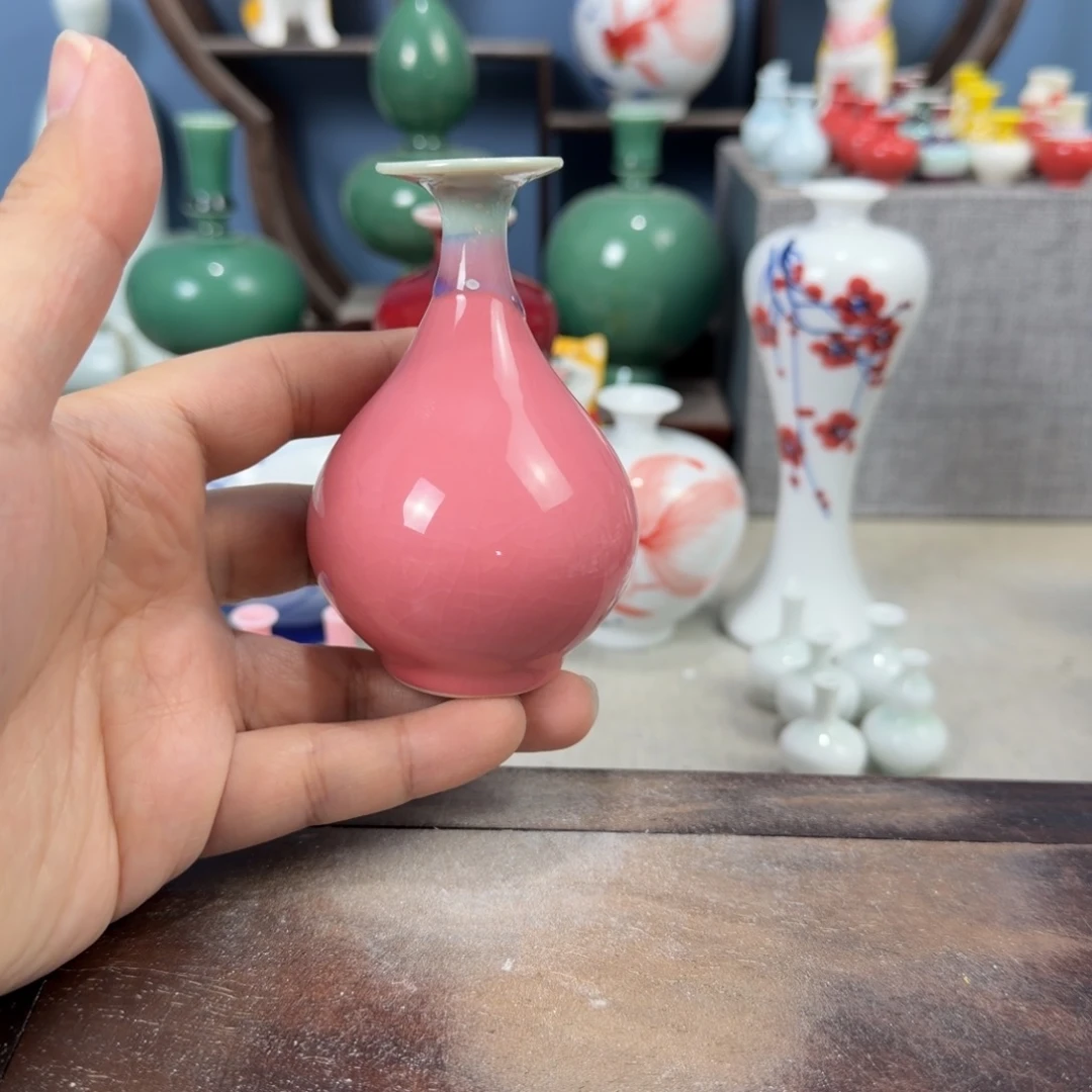 陶瓷手工小花器摆件