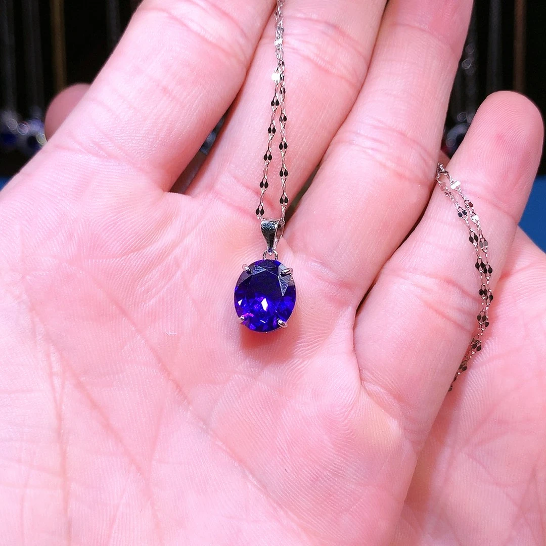 紫晶吊坠(赠链)银S925镶嵌1111111