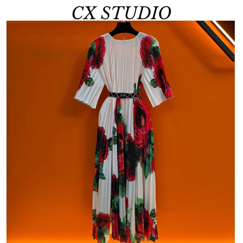 经典收腰轻奢时尚夏季连衣裙（定制女装）S9809