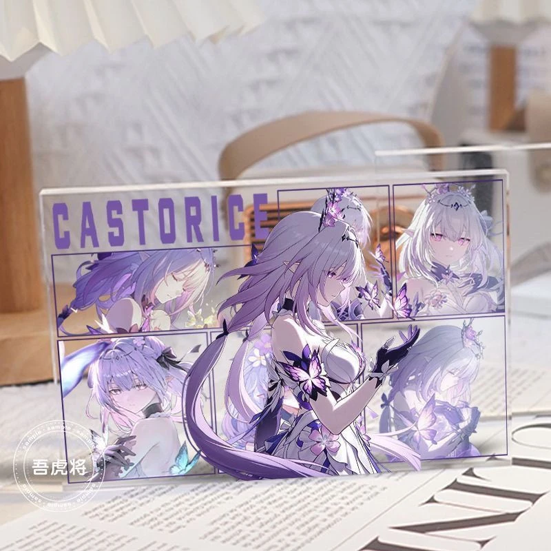 动漫周边自制二次元遐蝶高透亚克力砖纪念桌面摆件精致生日礼物