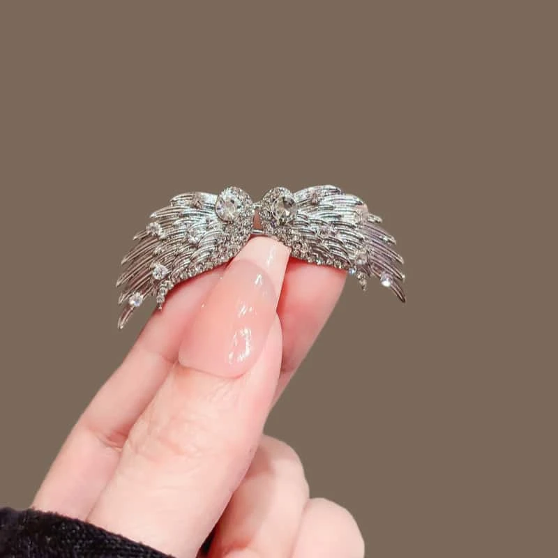 合金锆石胸针 天使翅膀收腰扣神器免缝牛仔裤腰围可调节固定纽扣