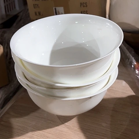 微瑕，不能明火，口径17高度7，4个7英寸面碗