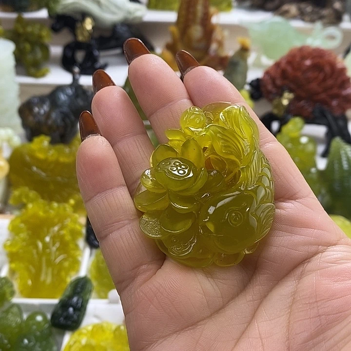 蛇纹石玉未镶嵌手把件