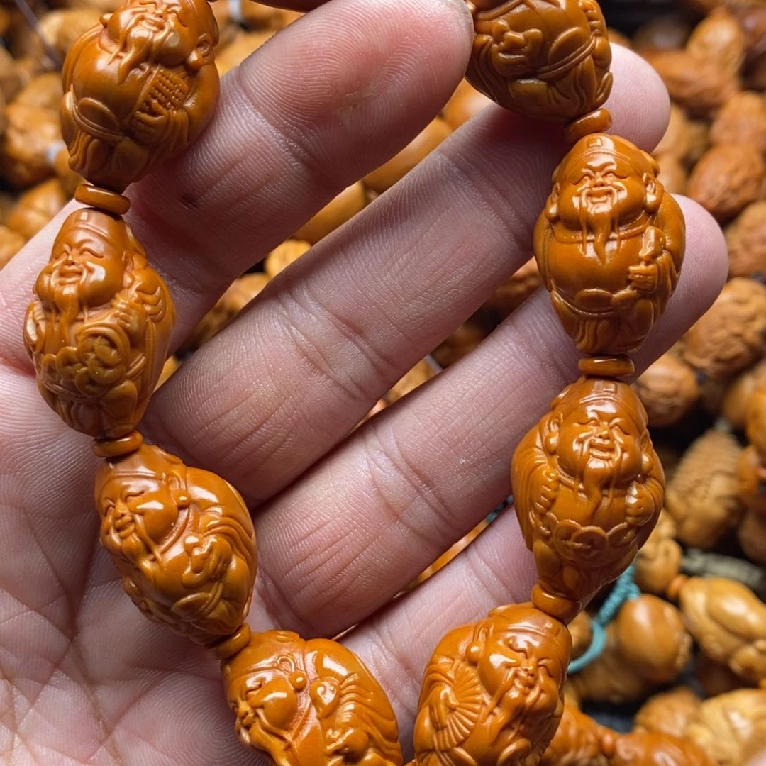 橄榄核手串元价财神