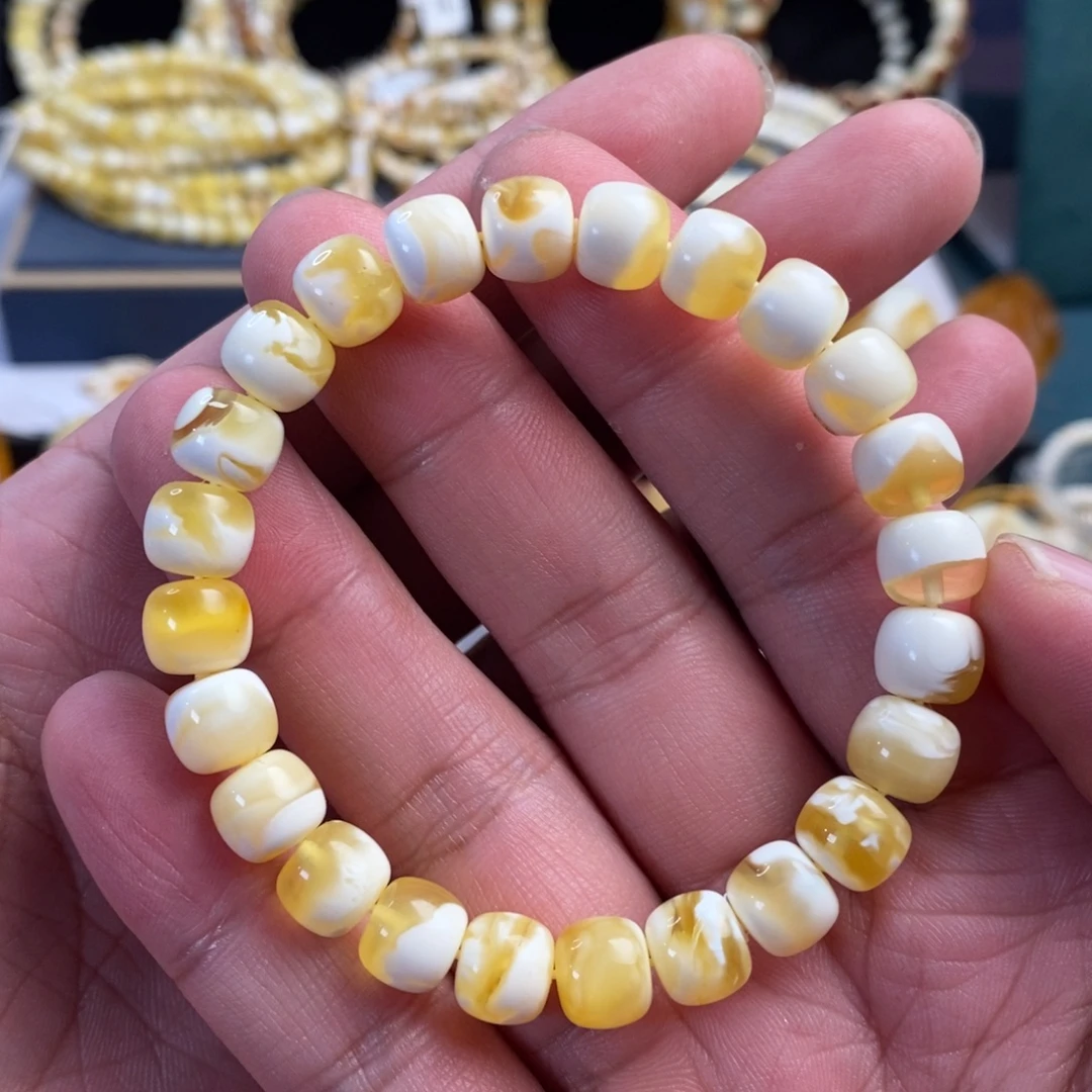 蜜蜡未镶嵌裸石9.3mm