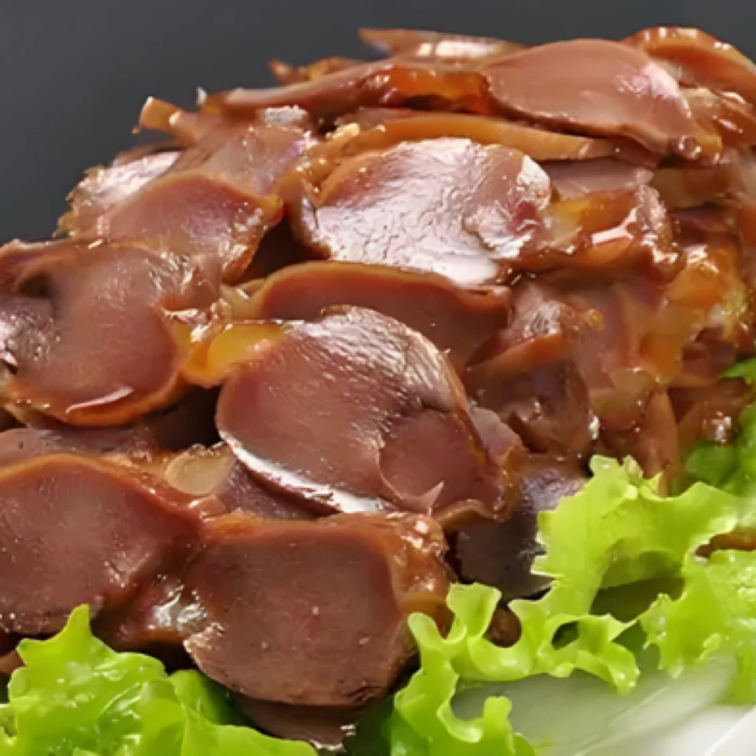 风味卤鸡胗(6个)