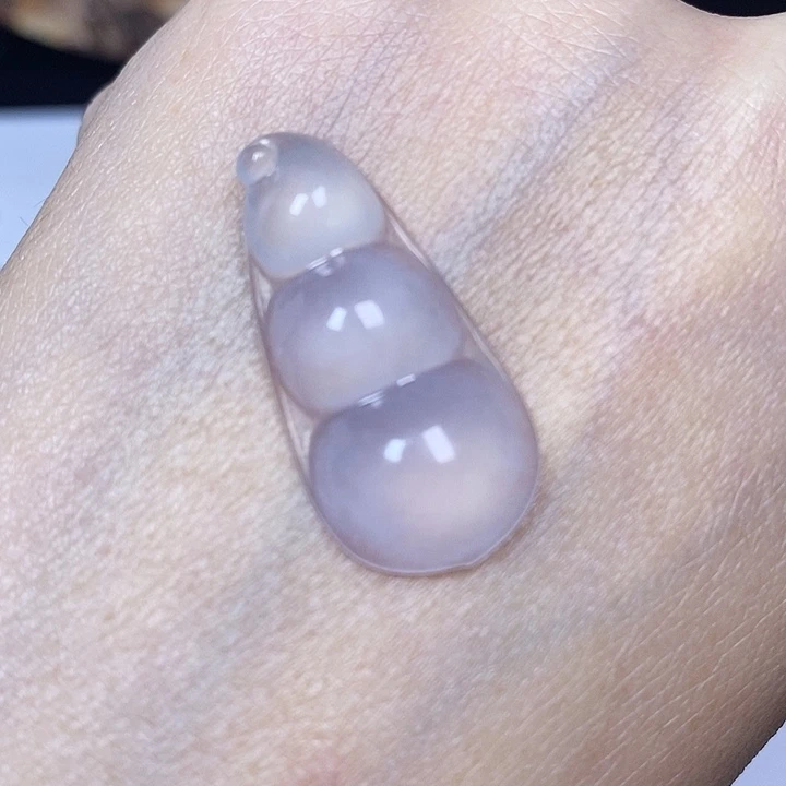 翡翠未镶嵌颈饰天然缅甸翡翠A货冰豆