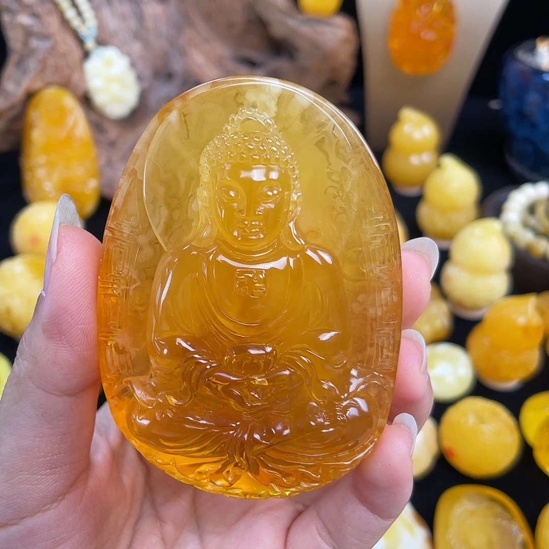 琥珀未镶嵌珠宝奇石