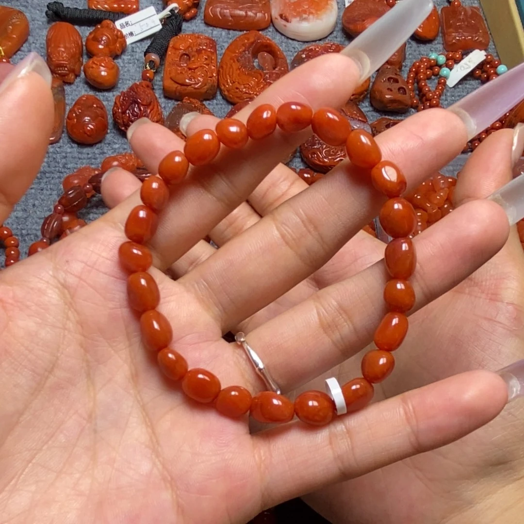 手串未镶嵌南红玛瑙7mm
