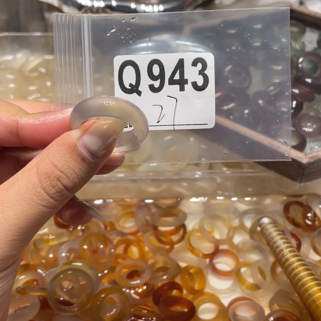 玛瑙/玉髓未镶嵌戒指943