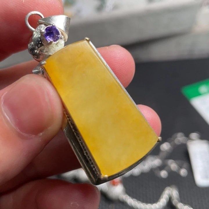 翡翠未镶嵌颈饰缅甸天然翡翠