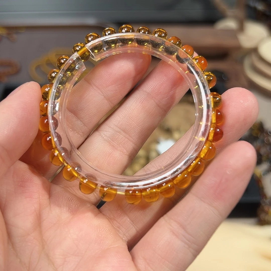 L***8琥珀未镶嵌裸石琥珀