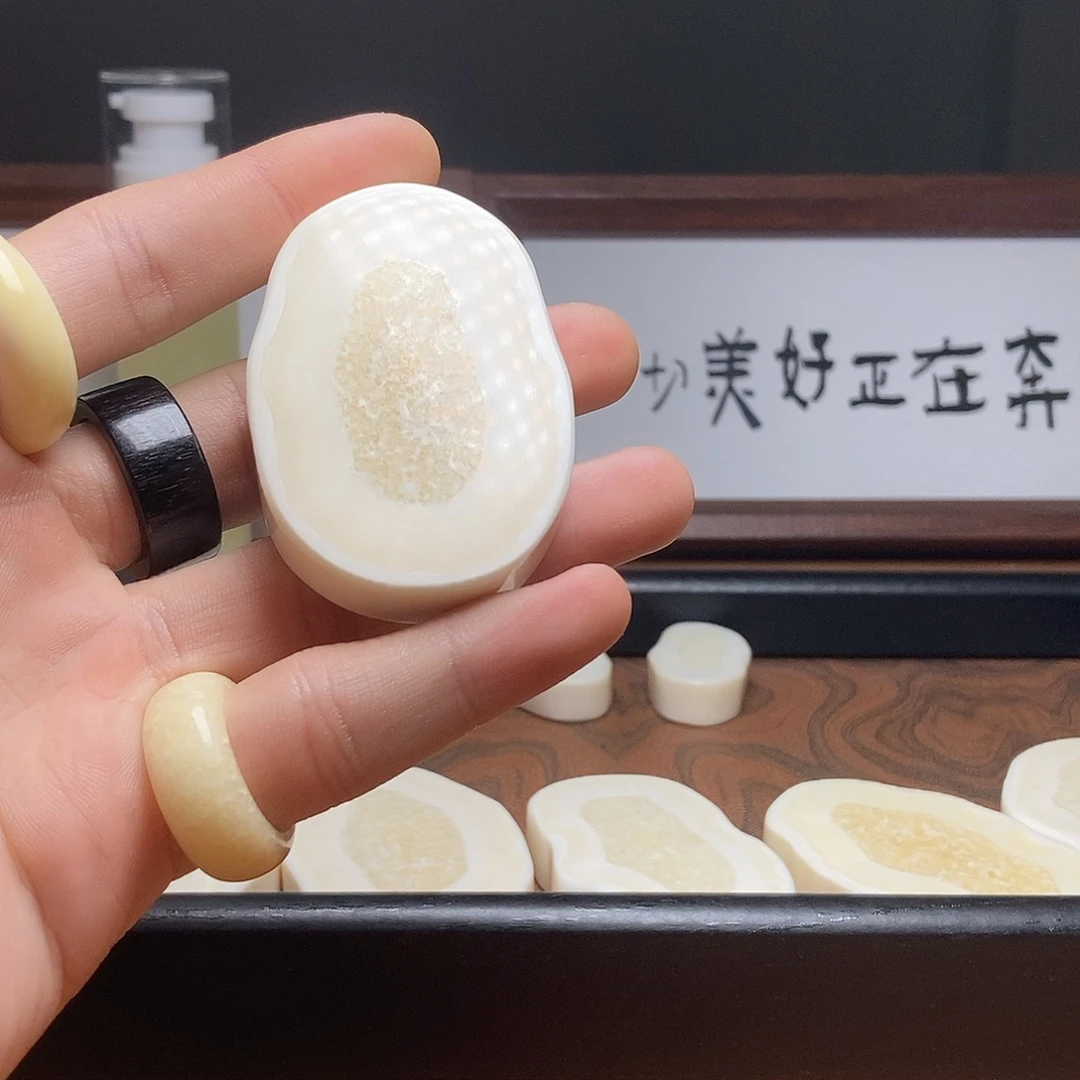 猛犸象牙手串/手链/手镯45.10g海胖饼子