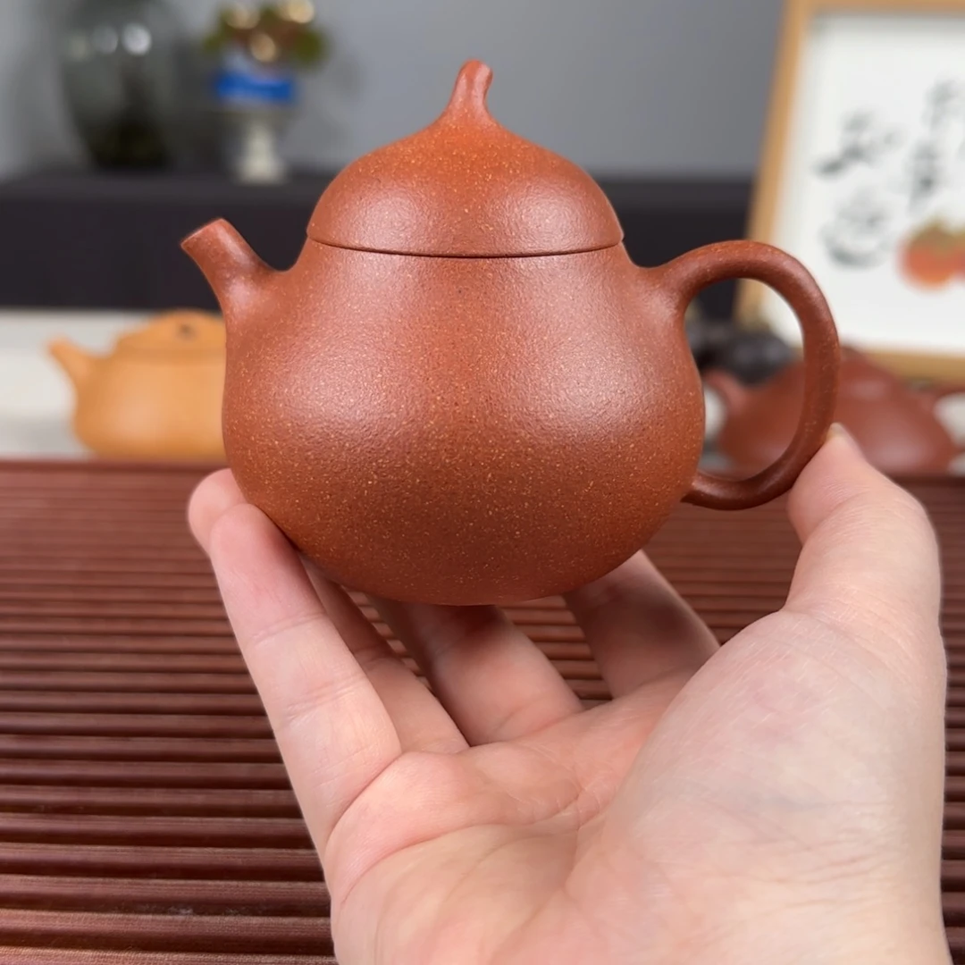 茶壶紫砂微瑕茄瓜