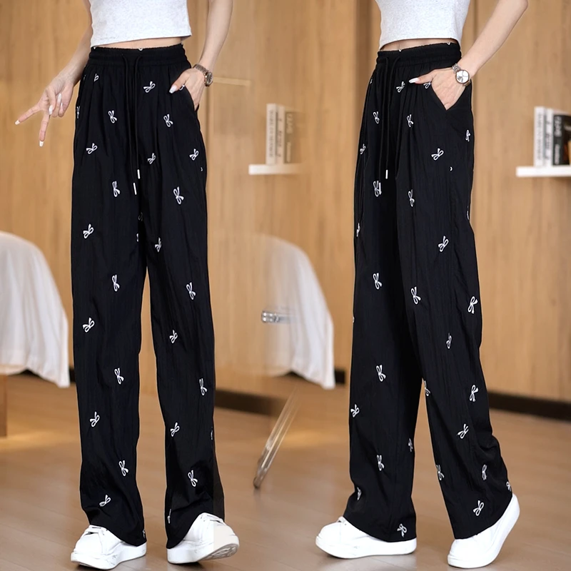 ESSENCEZAZOREVEAL/露卡索夏季薄款山本裤阔腿裤垂感显瘦百搭长裤