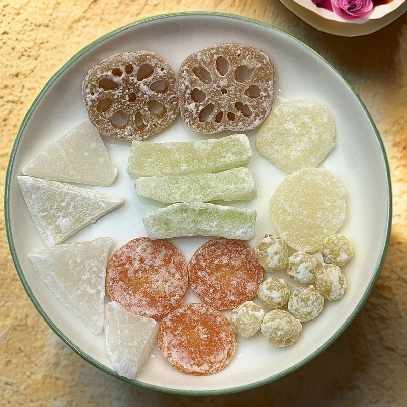 传统糖果正宗冬瓜糖莲子糖组合即食莲藕糖多口味零食年货老式糖果
