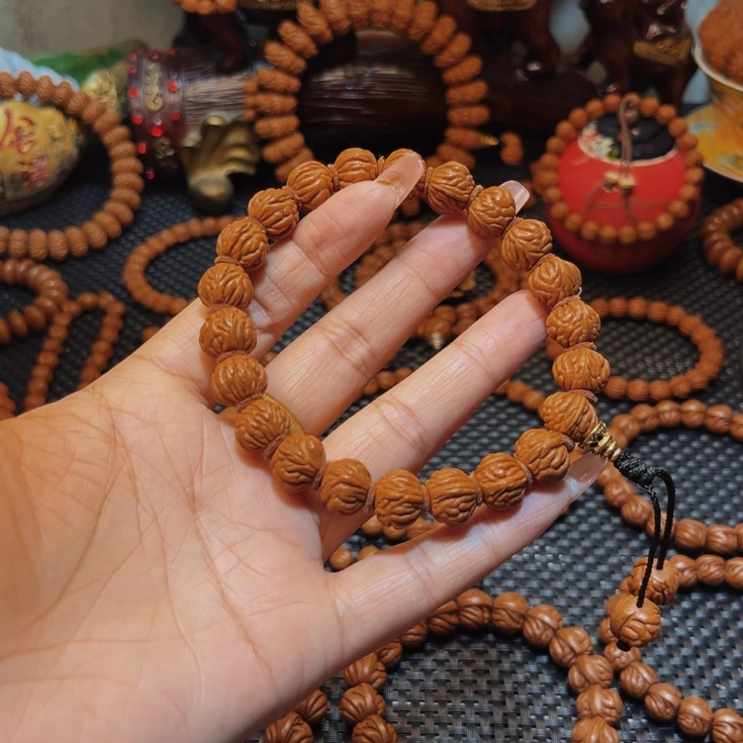 手串桃核13精品小金豆手持