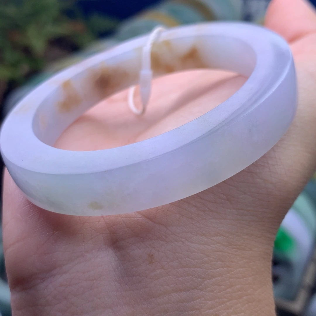 定制翡翠未镶嵌手镯不退不换贵妃