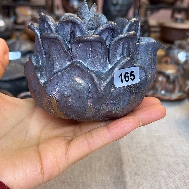 裸柴烧陶瓷手工茶器