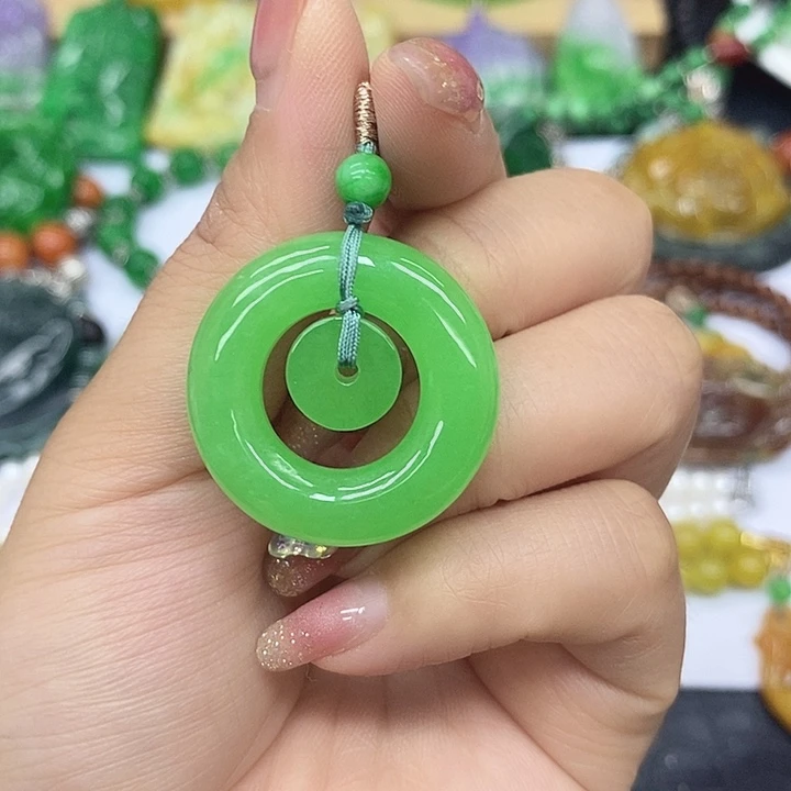 翡翠未镶嵌颈饰项链11