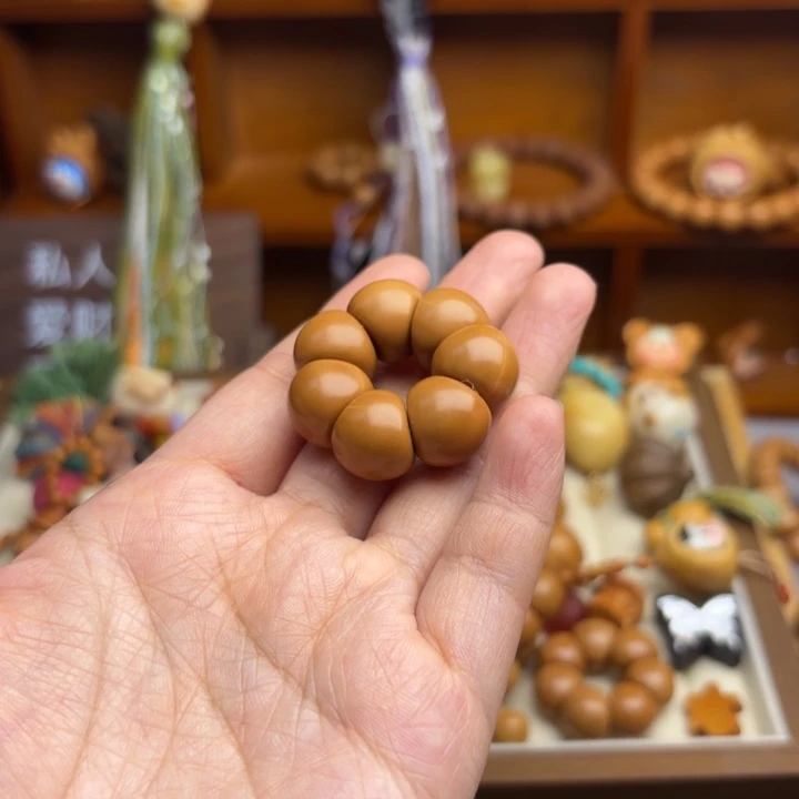 沙***冰木质磁石太阳花手捻