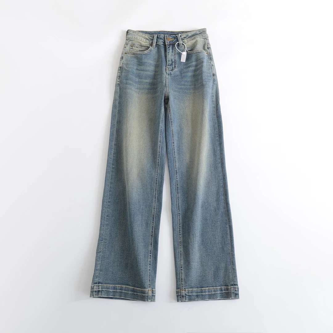 女士牛仔裤高端定制巴斯夫面料高士纱线四面弹直筒裤（3285）