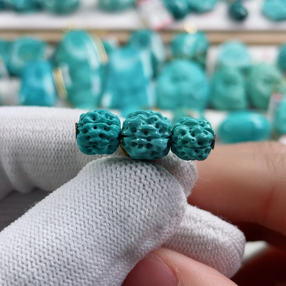 绿松石车挂未镶嵌