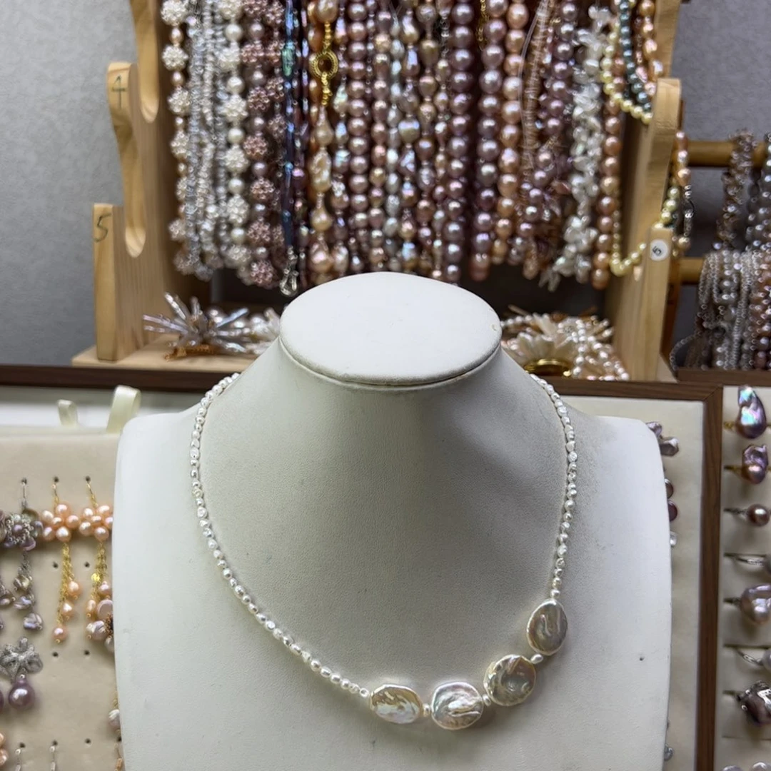 淡水珍珠手绳合金