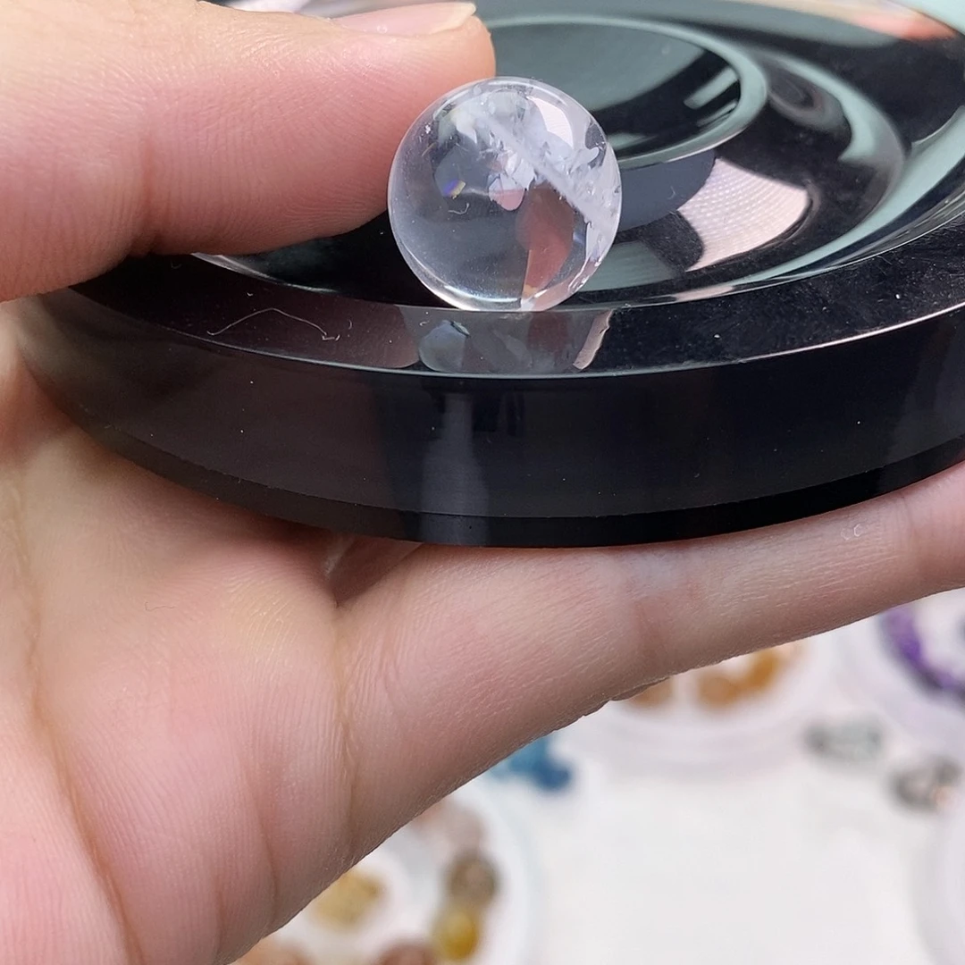 水晶手链未镶嵌天然水晶打孔不退不换