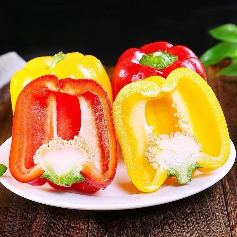 【红黄五彩椒】红黄甜椒太空椒净重1/3/5斤包邮