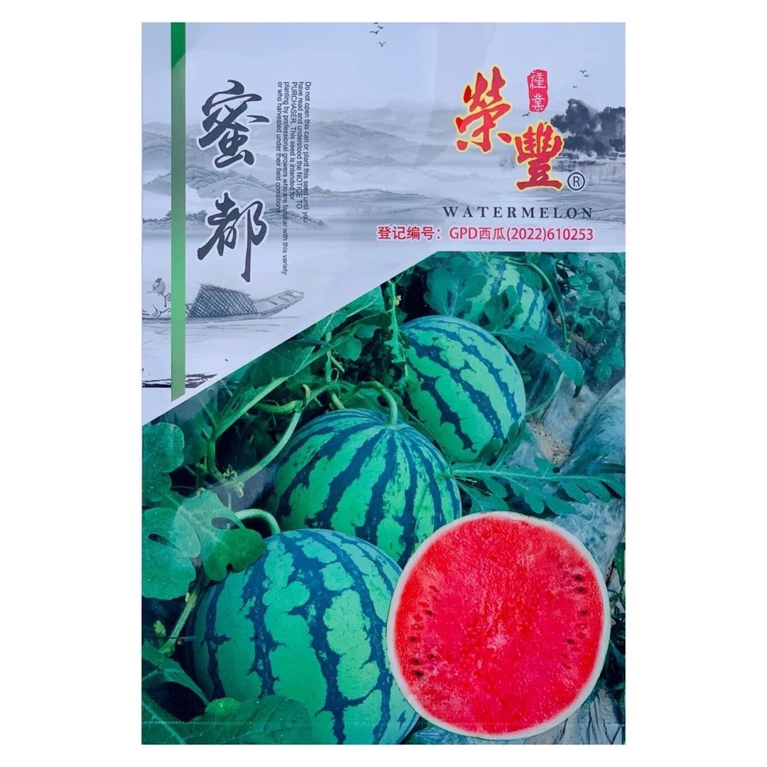 荣丰蜜都西瓜种子中早熟糖度高红瓤美都西瓜种籽高产抗病大田用种