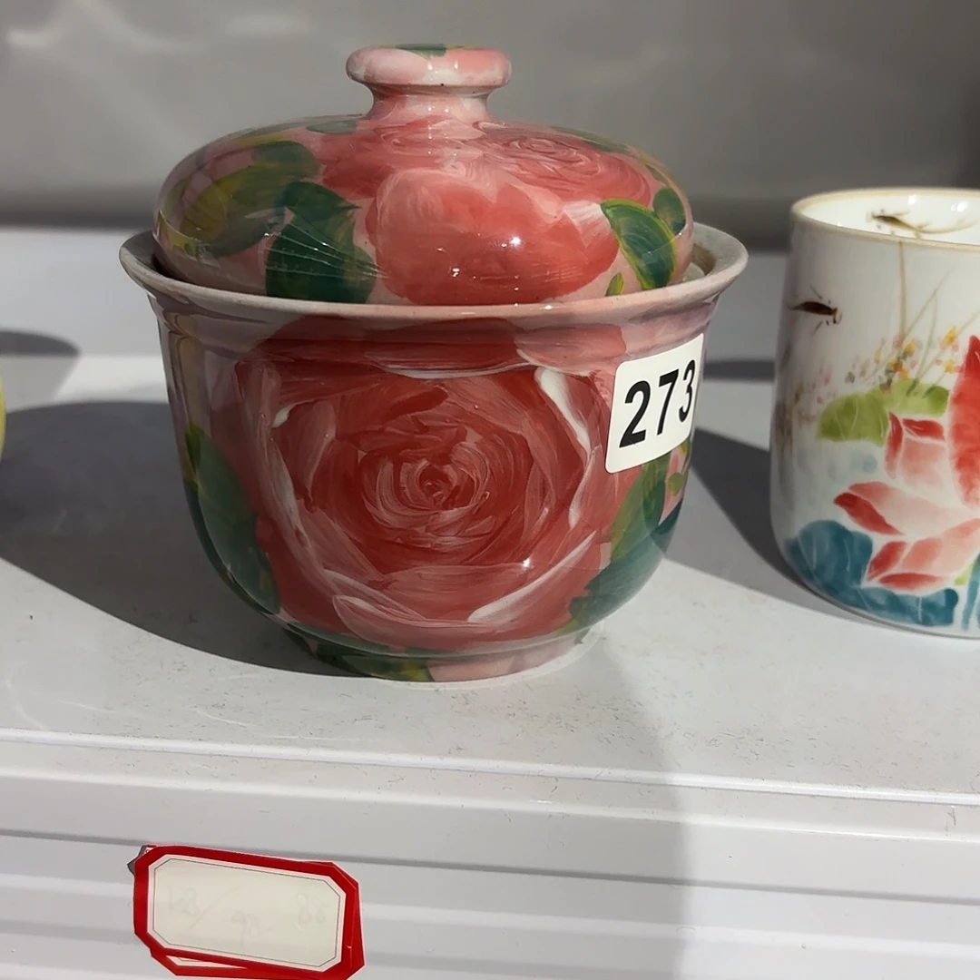 景德镇手绘高温釉下彩陶瓷茶具