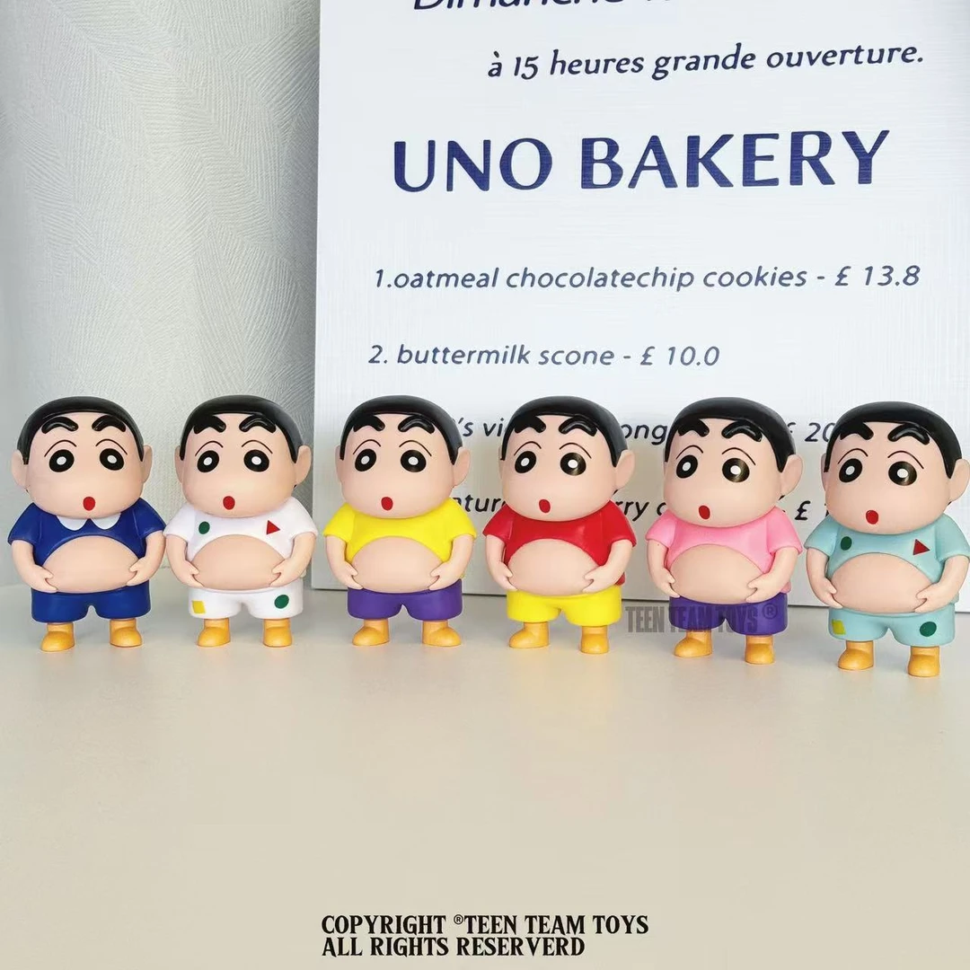 潮玩GK小新系列 大肚皮小新可捏手办摆件解压桌搭动漫礼物约10CM