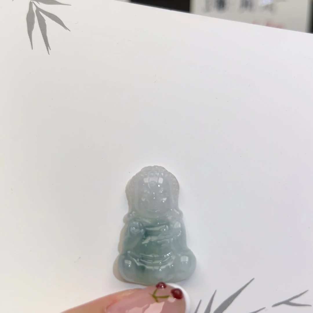 翡翠未镶嵌颈饰宝宝佛