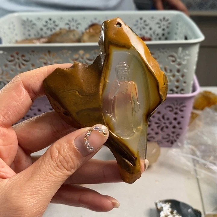玛瑙/玉髓吊坠(不含链)未镶嵌