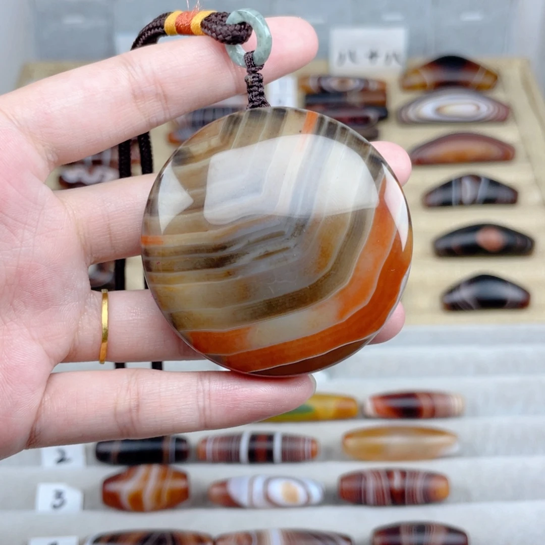 玛瑙/玉髓合金颈饰