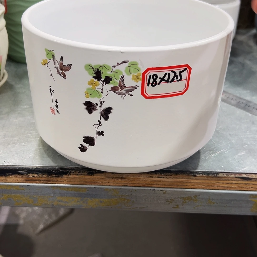 外贸尾单陶瓷花盆凑10米包邮