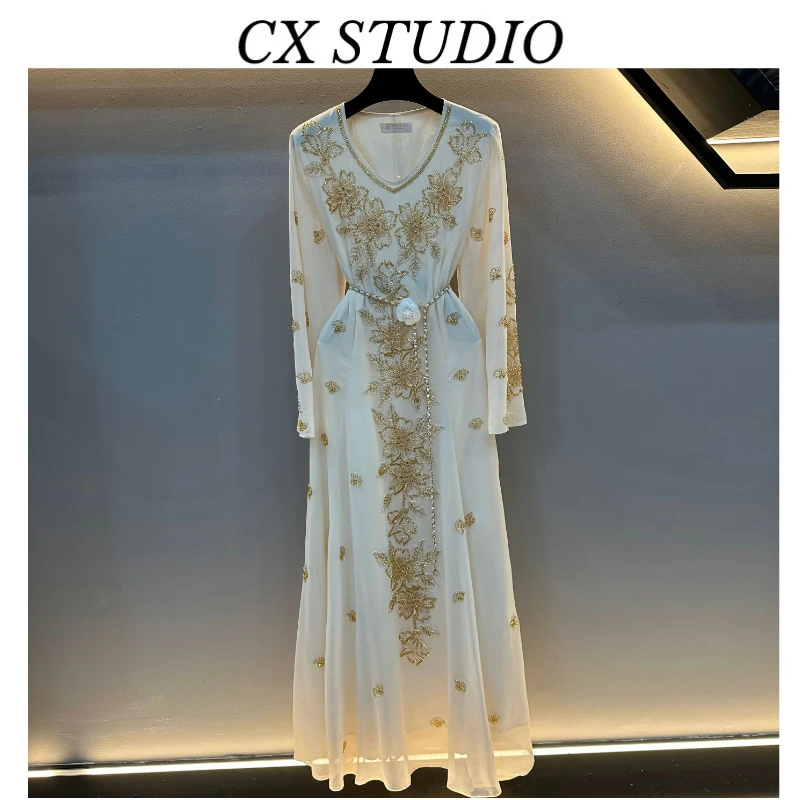 编码15 经典收腰轻奢时尚春季连衣裙(定制女装)TG477