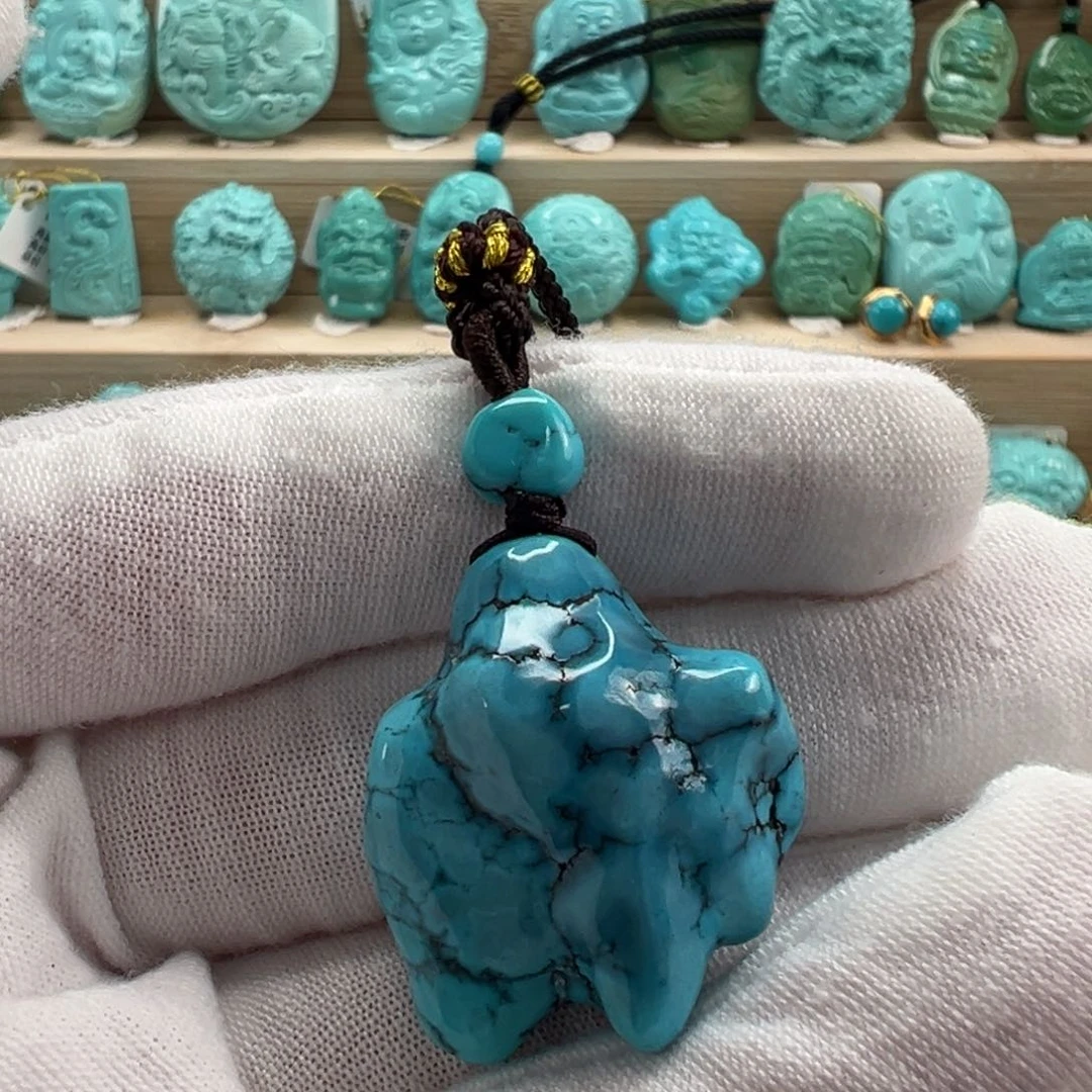 未镶嵌绿松石随形 25.3mm